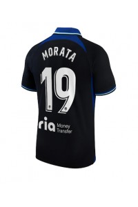Fotbalové Dres Atletico Madrid Alvaro Morata #19 Venkovní Oblečení 2022-23 Krátký Rukáv